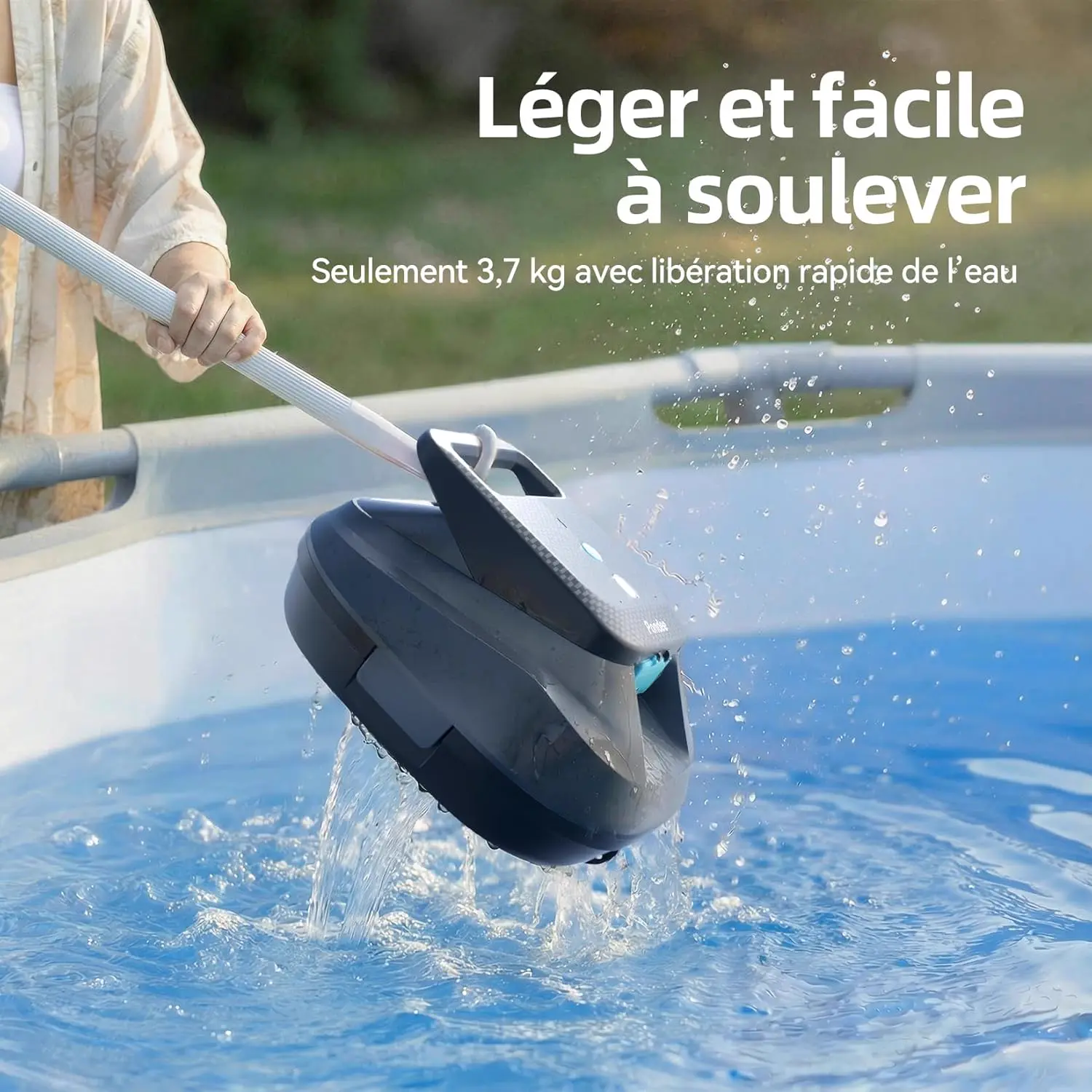 Robot piscine 120 m² vue 9