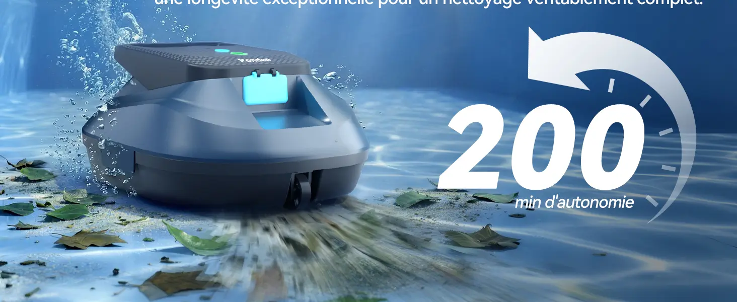 Robot piscine 120 m² — contenu détaillé 3