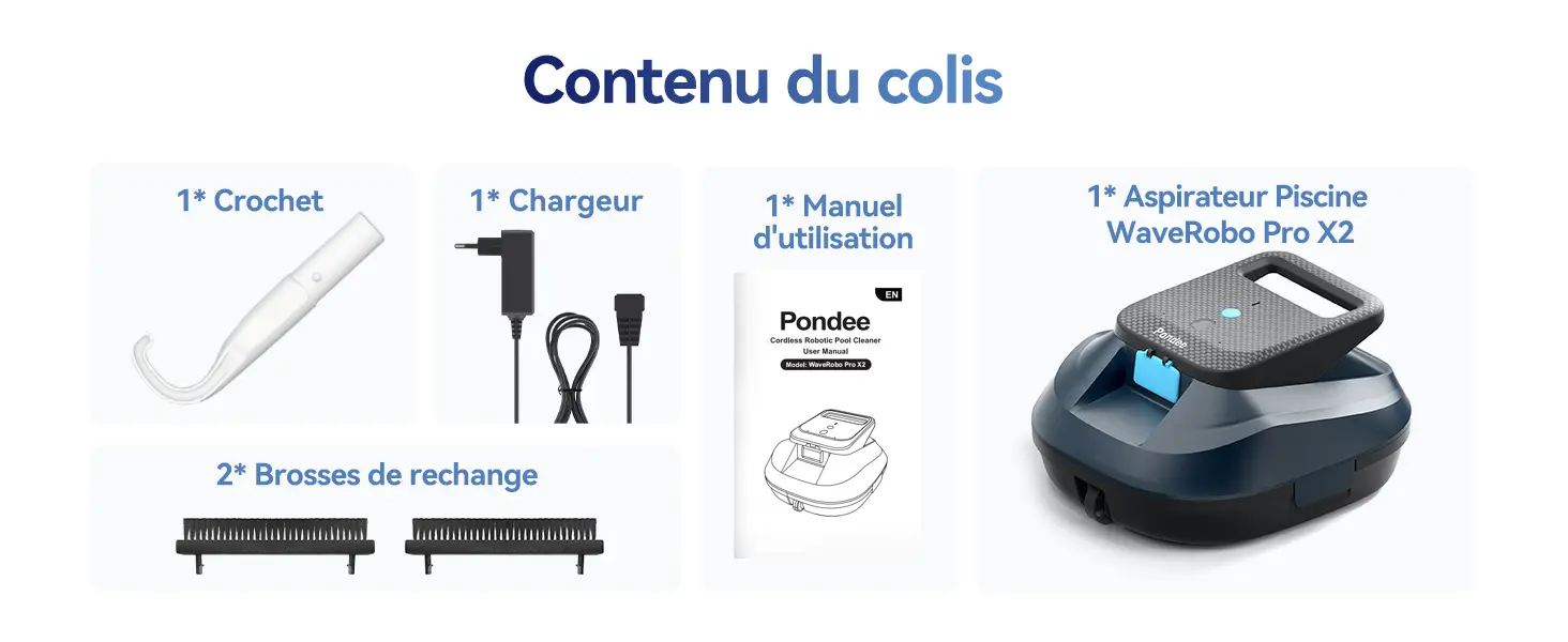 Robot piscine 120 m² — contenu détaillé 10