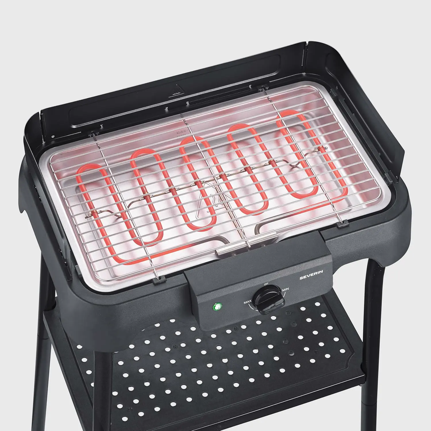 Barbecue électrique en aluminium noir 39 x 23 cm vue 2