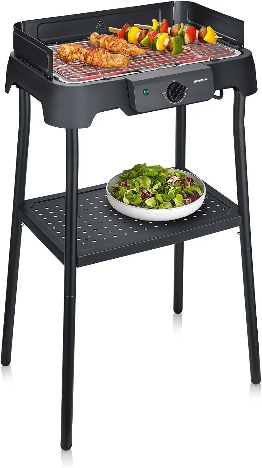 Barbecue électrique en aluminium noir 39 x 23 cm vue 3