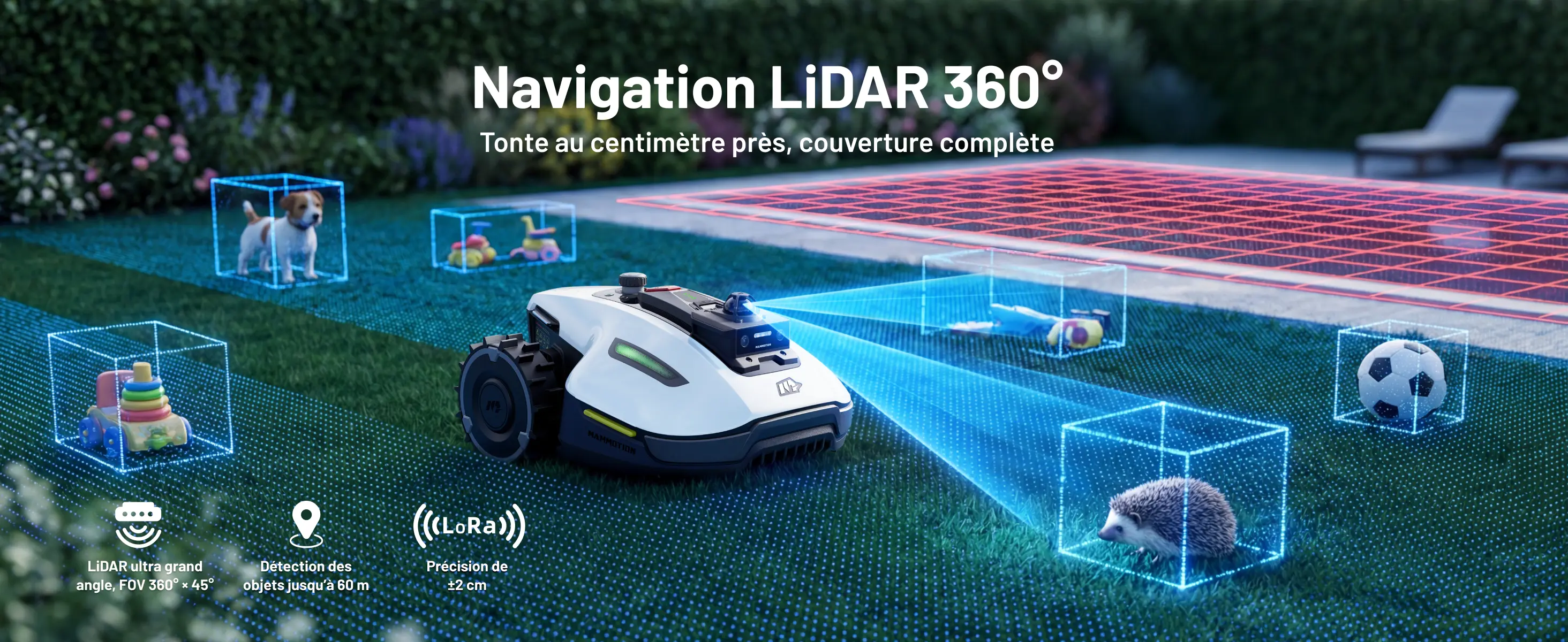Robot tondeuse 800 m² — contenu détaillé 1