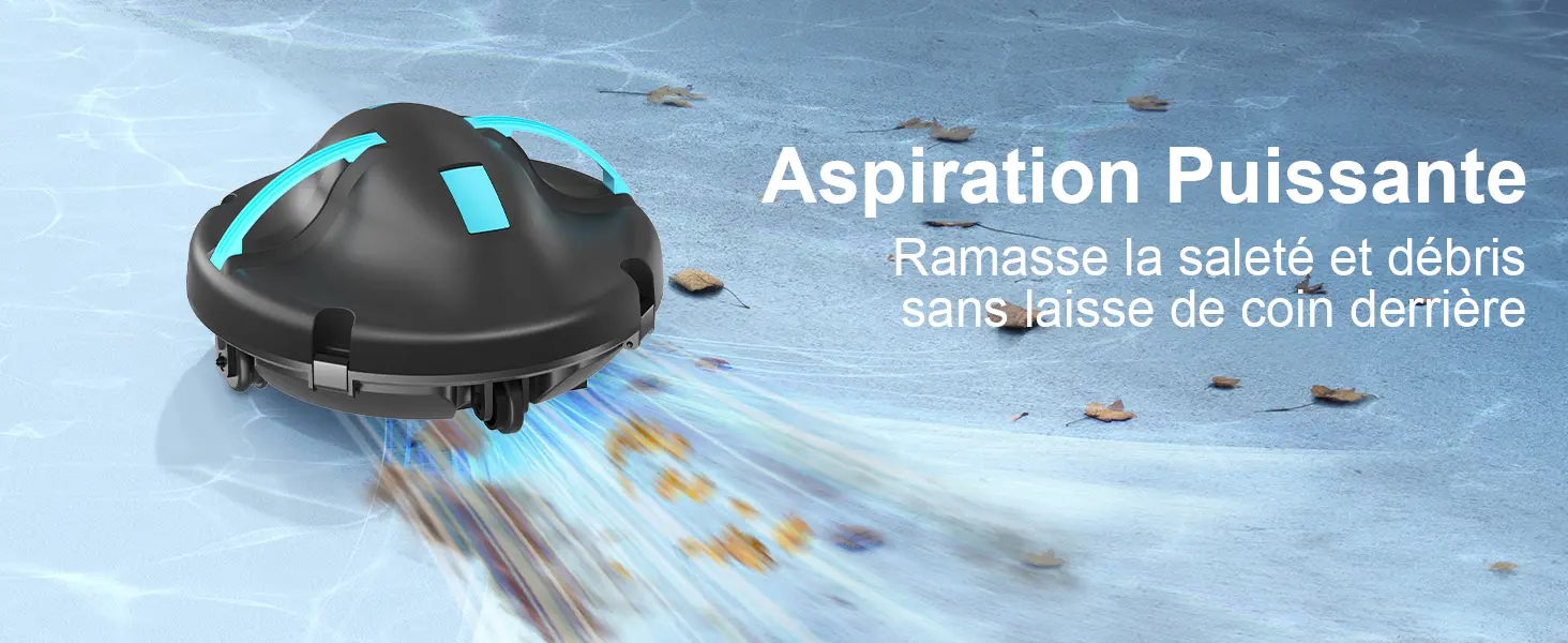 Robot piscine bleu 102 m² — contenu détaillé 2