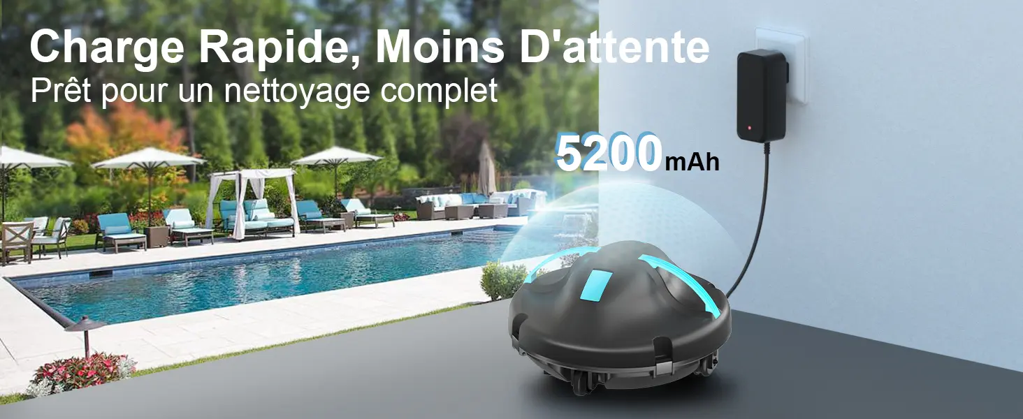 Robot piscine bleu 102 m² — contenu détaillé 6