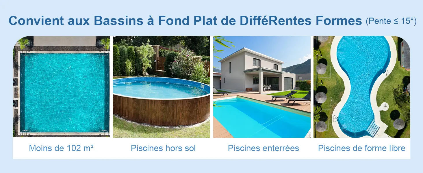 Robot piscine bleu 102 m² — contenu détaillé 11