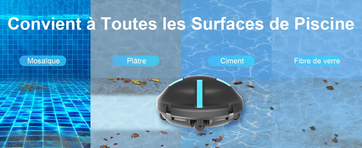 Robot piscine bleu 102 m² — contenu détaillé 12