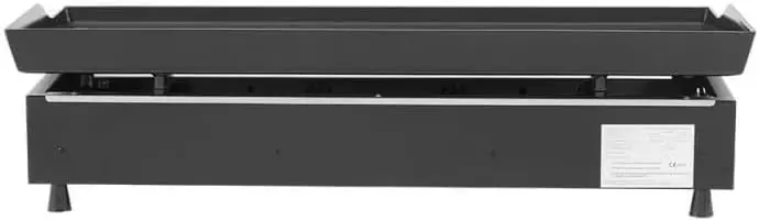 Plancha 12 places en acier 77,5 x 33,8 cm vue 8