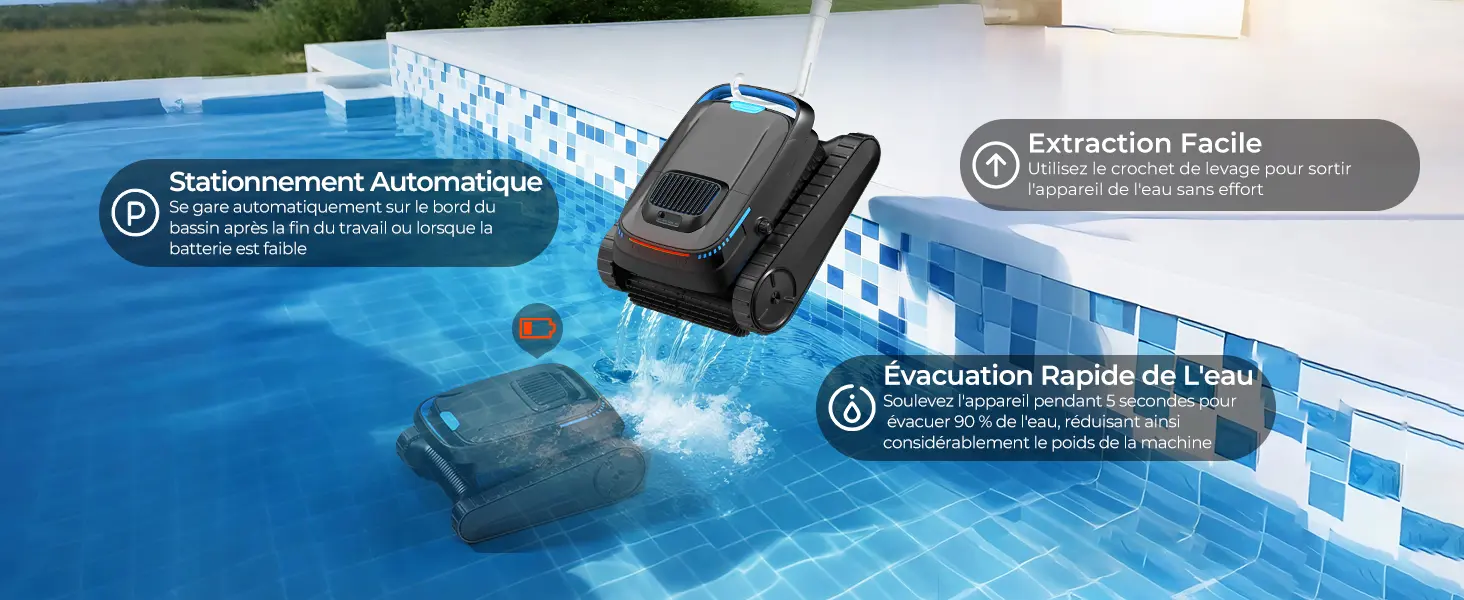 Robot piscine sable 170 m² — contenu détaillé 5