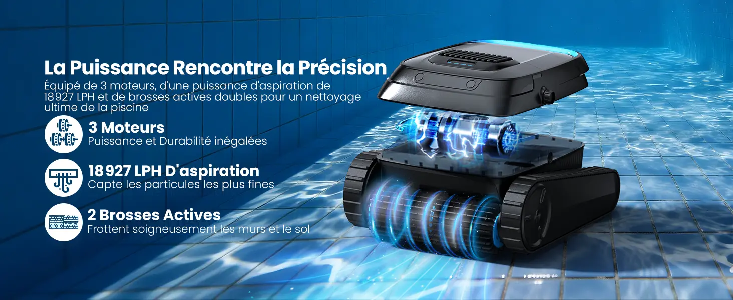 Robot piscine sable 170 m² — contenu détaillé 6