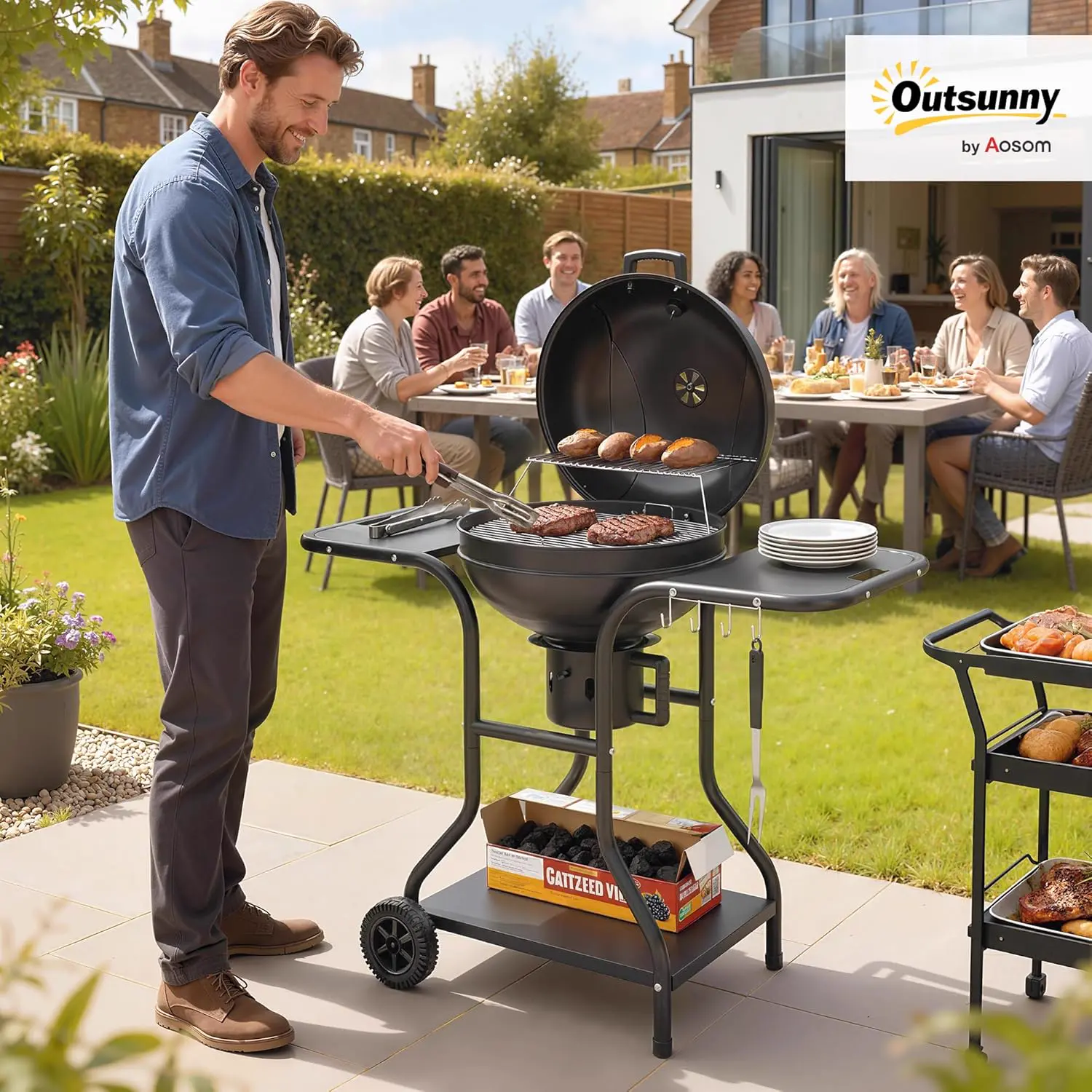 Barbecue weber noir 41 x 28,5 cm vue 2