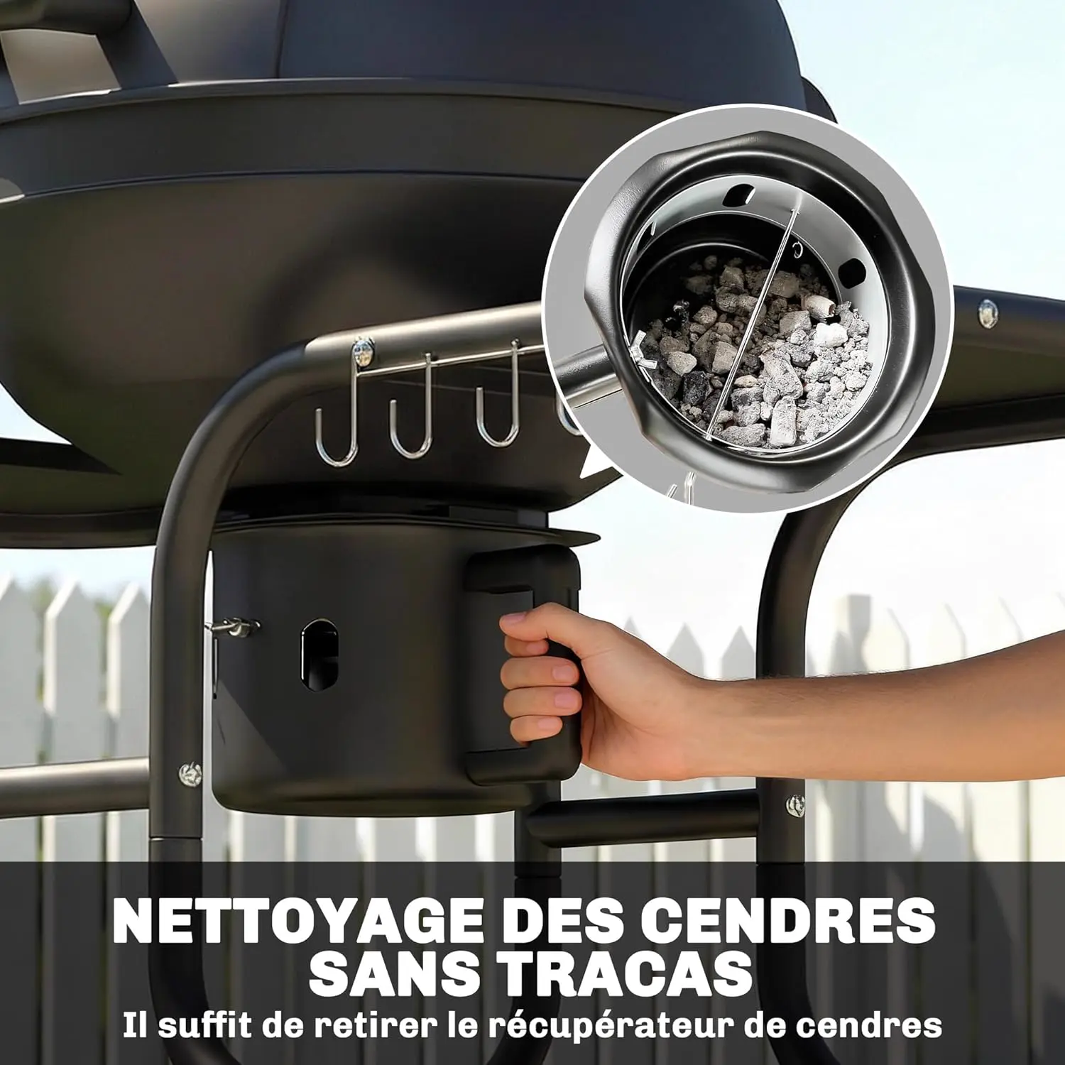 Barbecue weber noir 41 x 28,5 cm vue 6