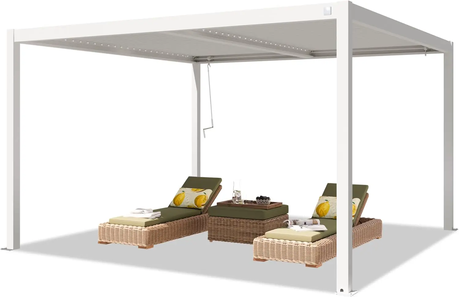Blanc 4x4 m