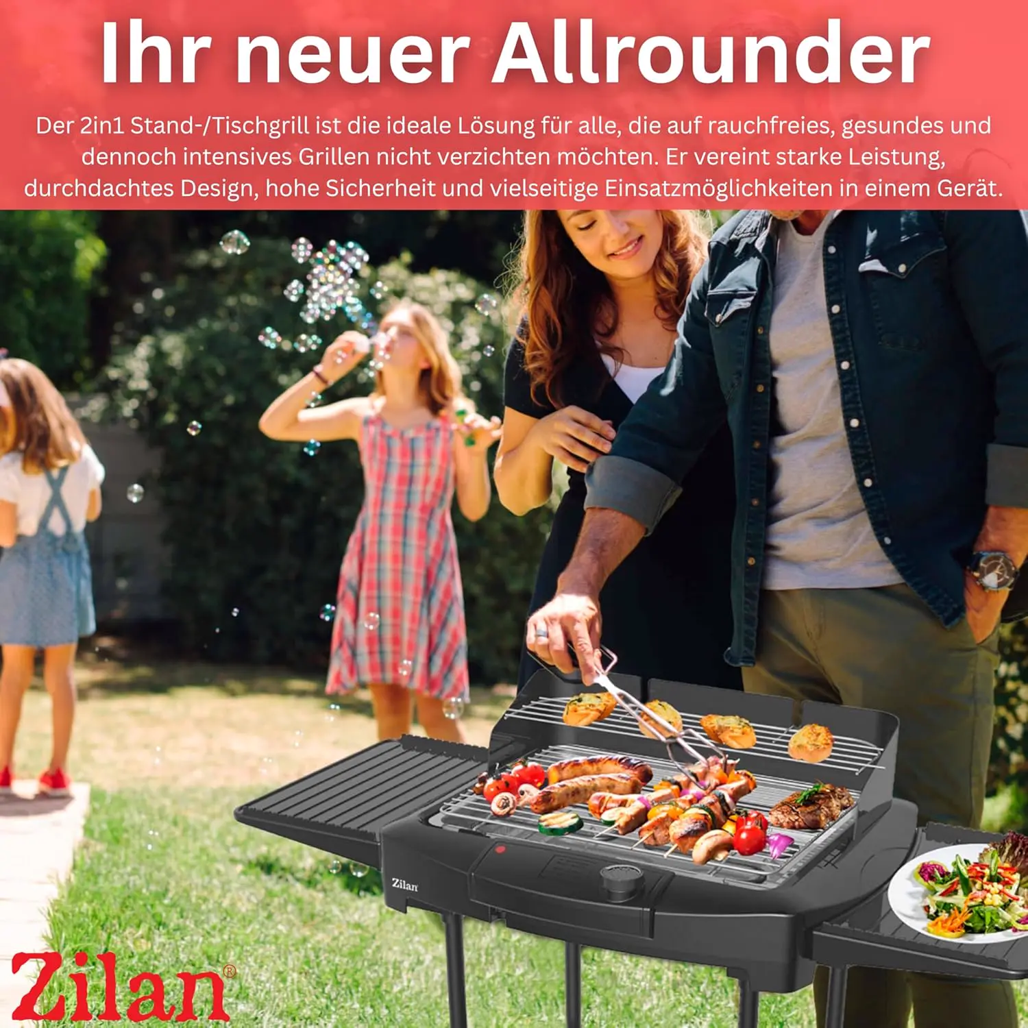Barbecue électrique en acier 41 x 26 cm vue 7