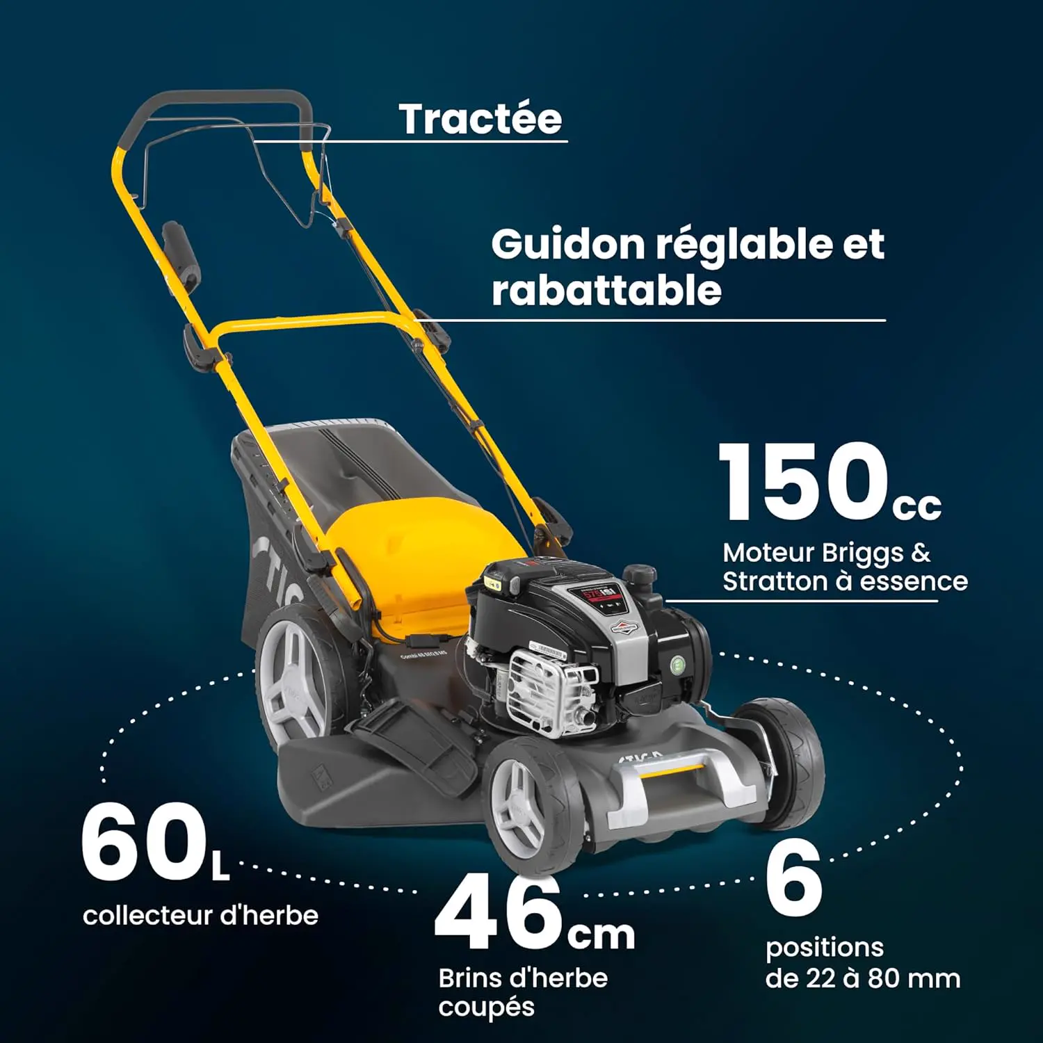 Tondeuse autoportée 200 m² autoportée vue 7