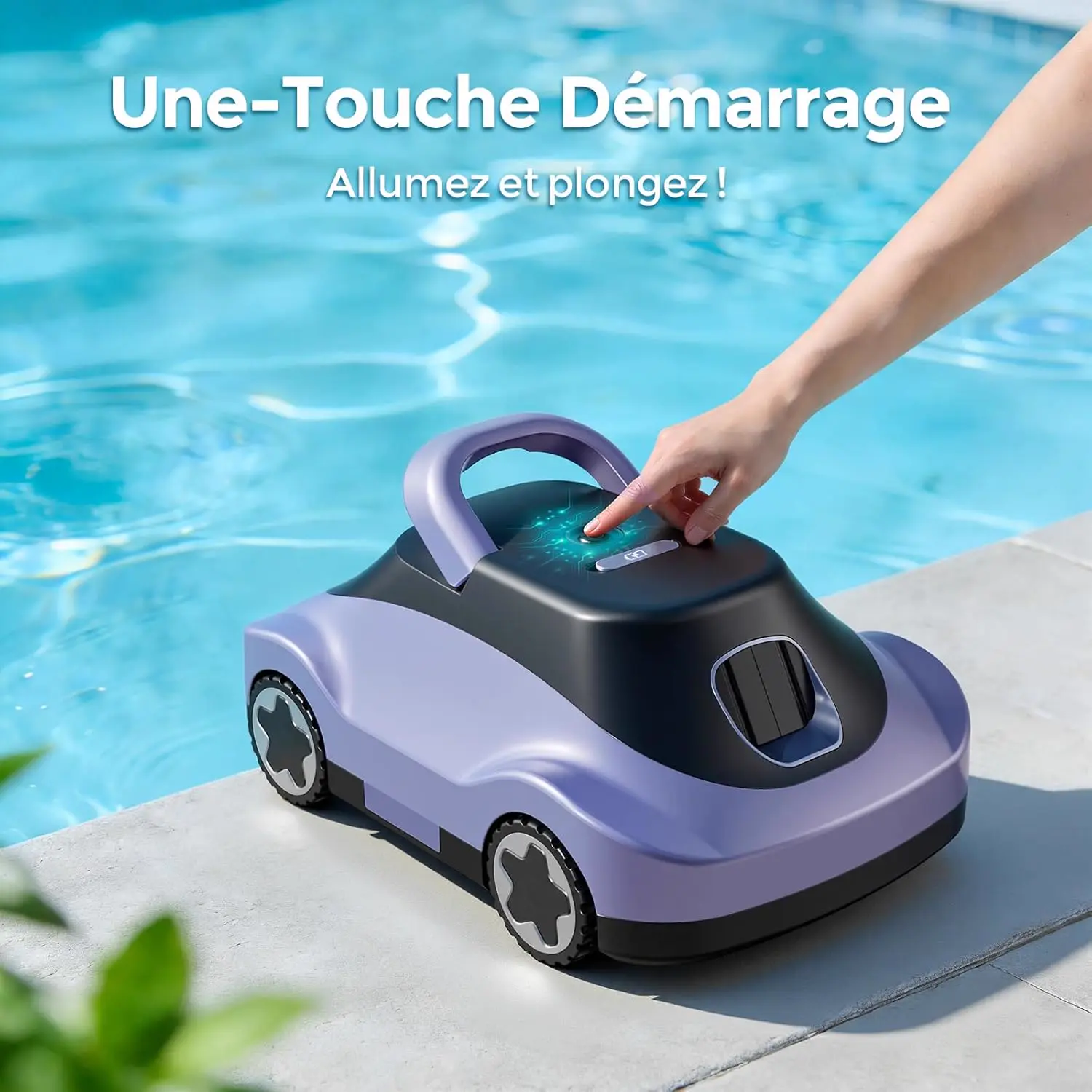 Robot piscine sable 200 m² vue 9