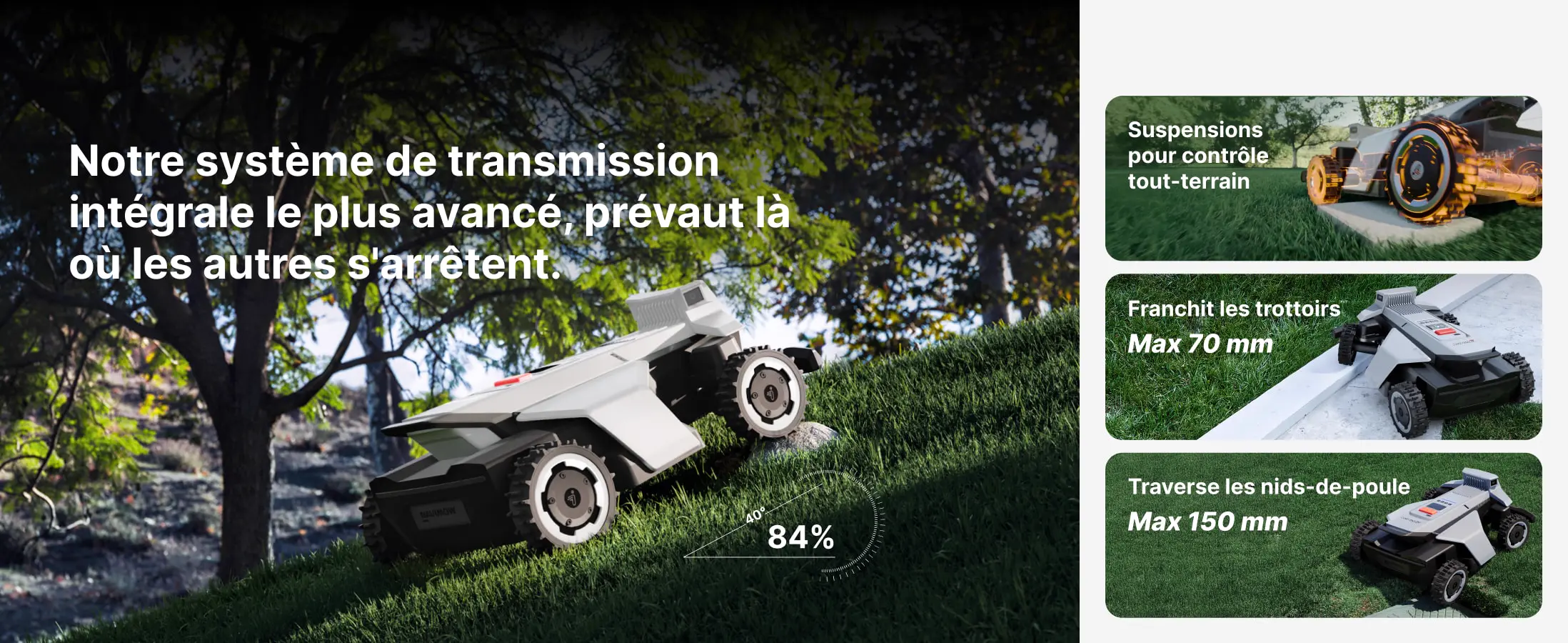 Robot tondeuse gris 000 m² — contenu détaillé 2