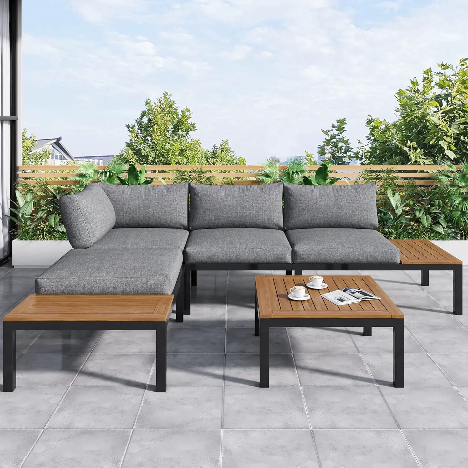 Salon de jardin exterieur