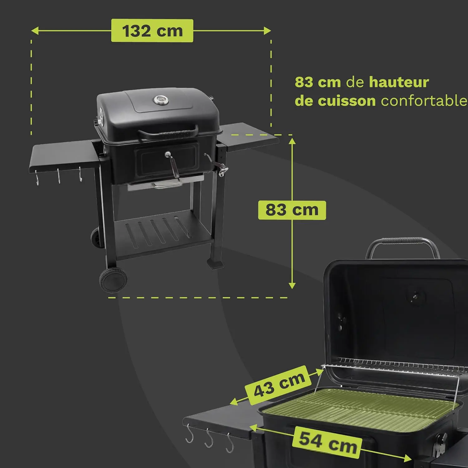 Barbecue weber en acier 54 x 43 cm vue 6