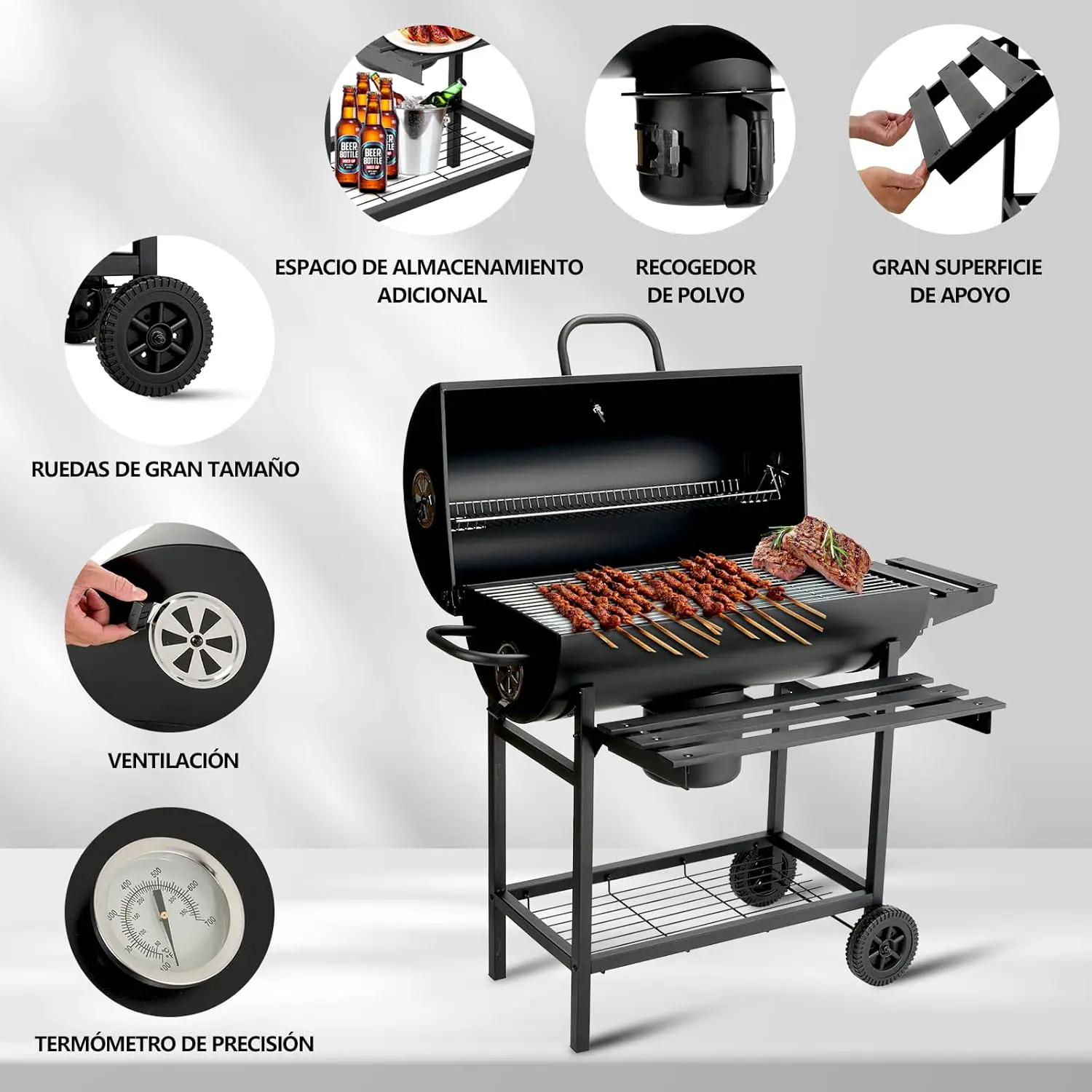 Barbecue weber en métal 50 x 74 vue 4