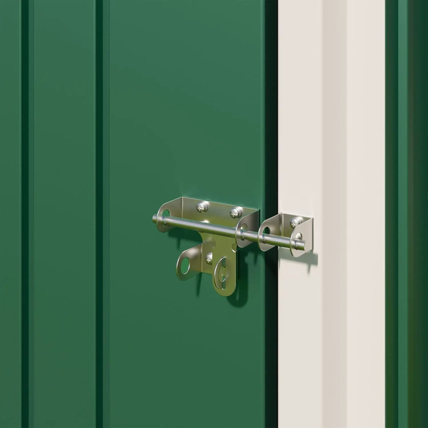 Abri de jardin en métal en acier vert 162 × 95 cm vue 6