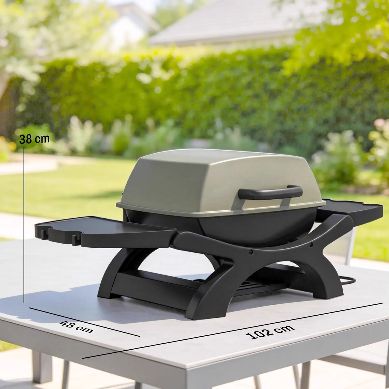Barbecue électrique noir 22,86 x 35,56 cm vue 7