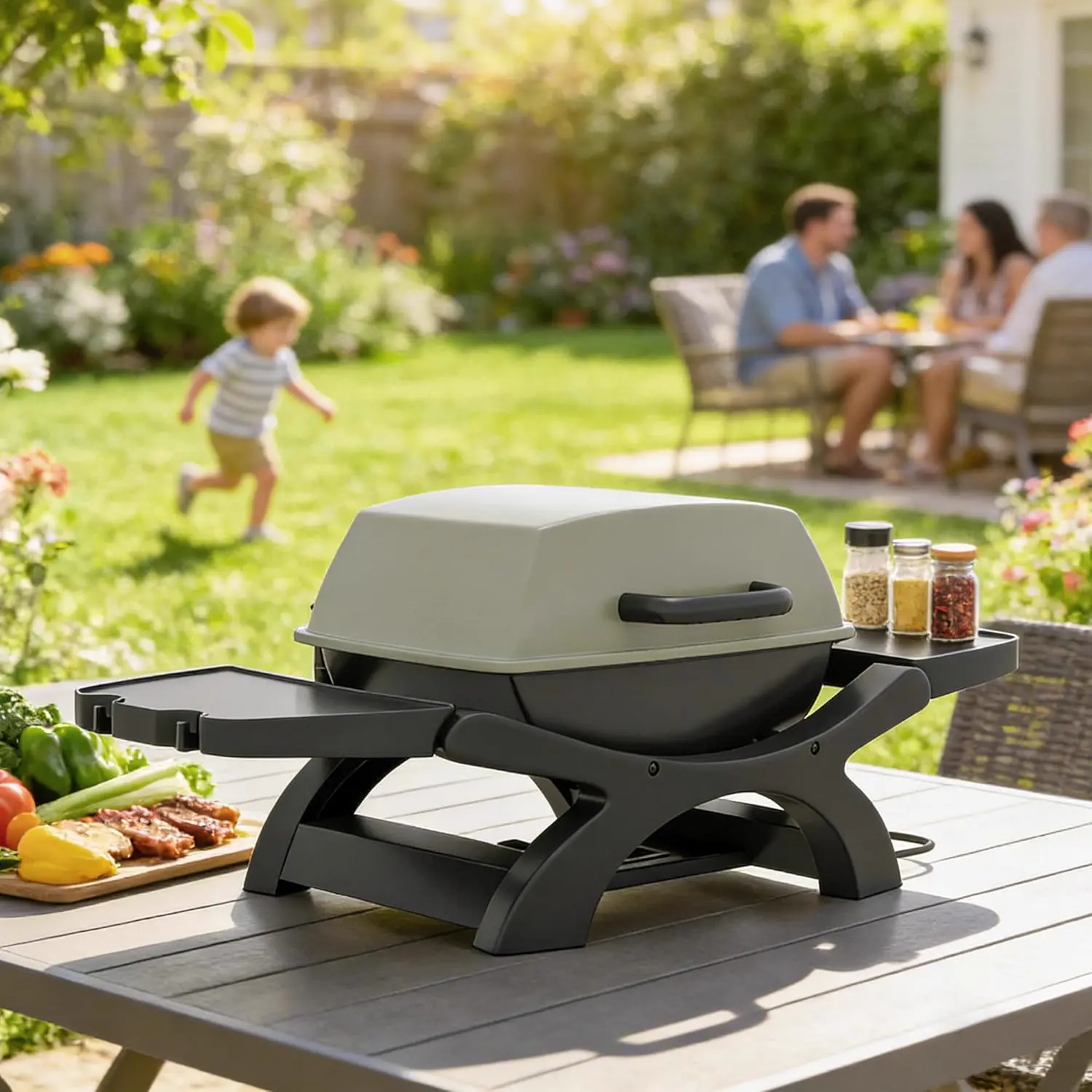 Barbecue électrique noir 22,86 x 35,56 cm vue 9