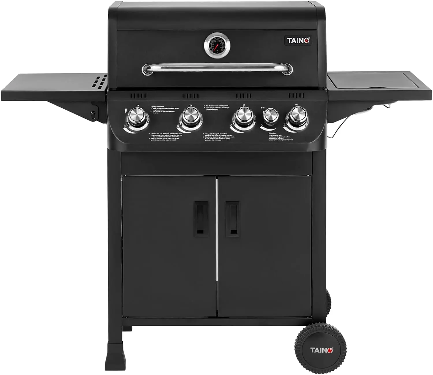 Barbecue à gaz en acier 52 x 109 cm vue 4