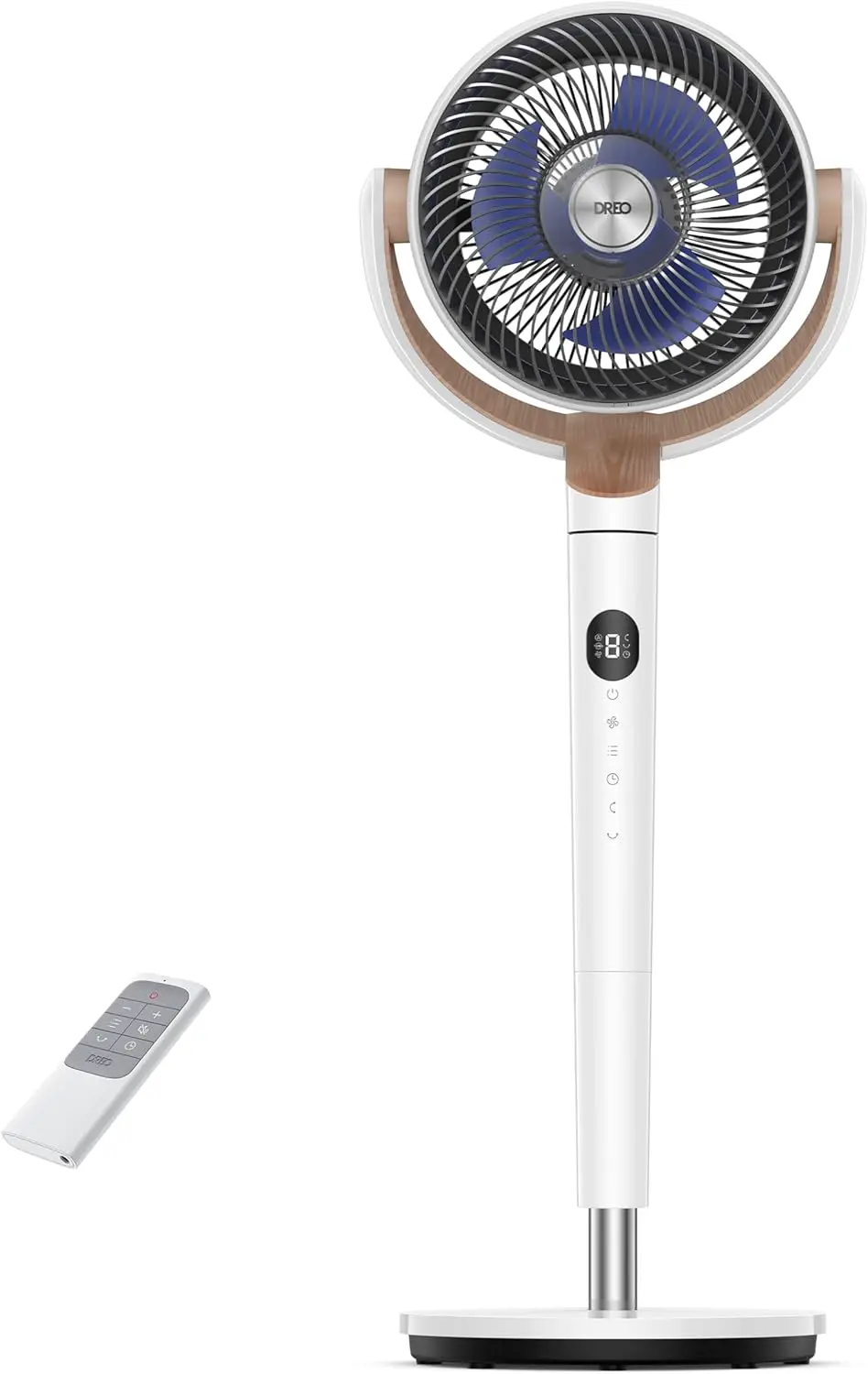 DREO ventilateur sur pied silencieux 20 dB avec oscillation