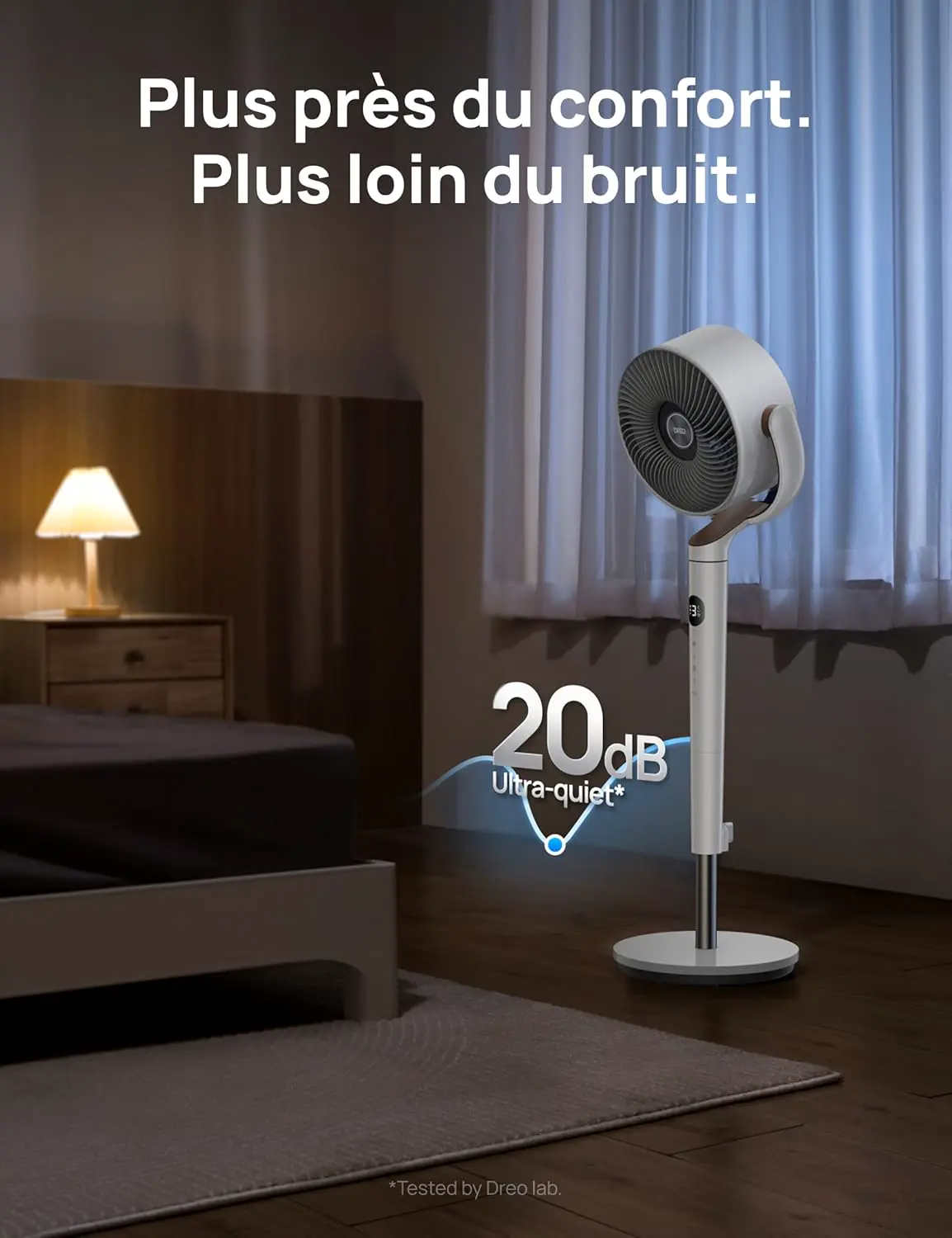 Ventilateur blanc vue 7