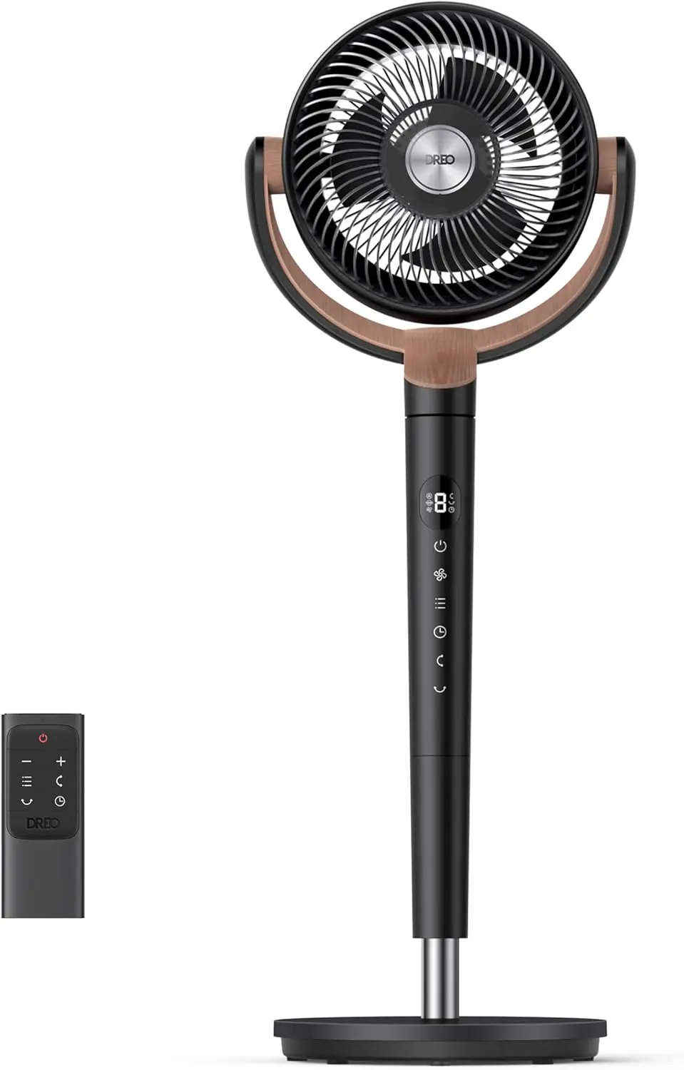 DREO ventilateur sur pied silencieux 20 dB avec oscillation
