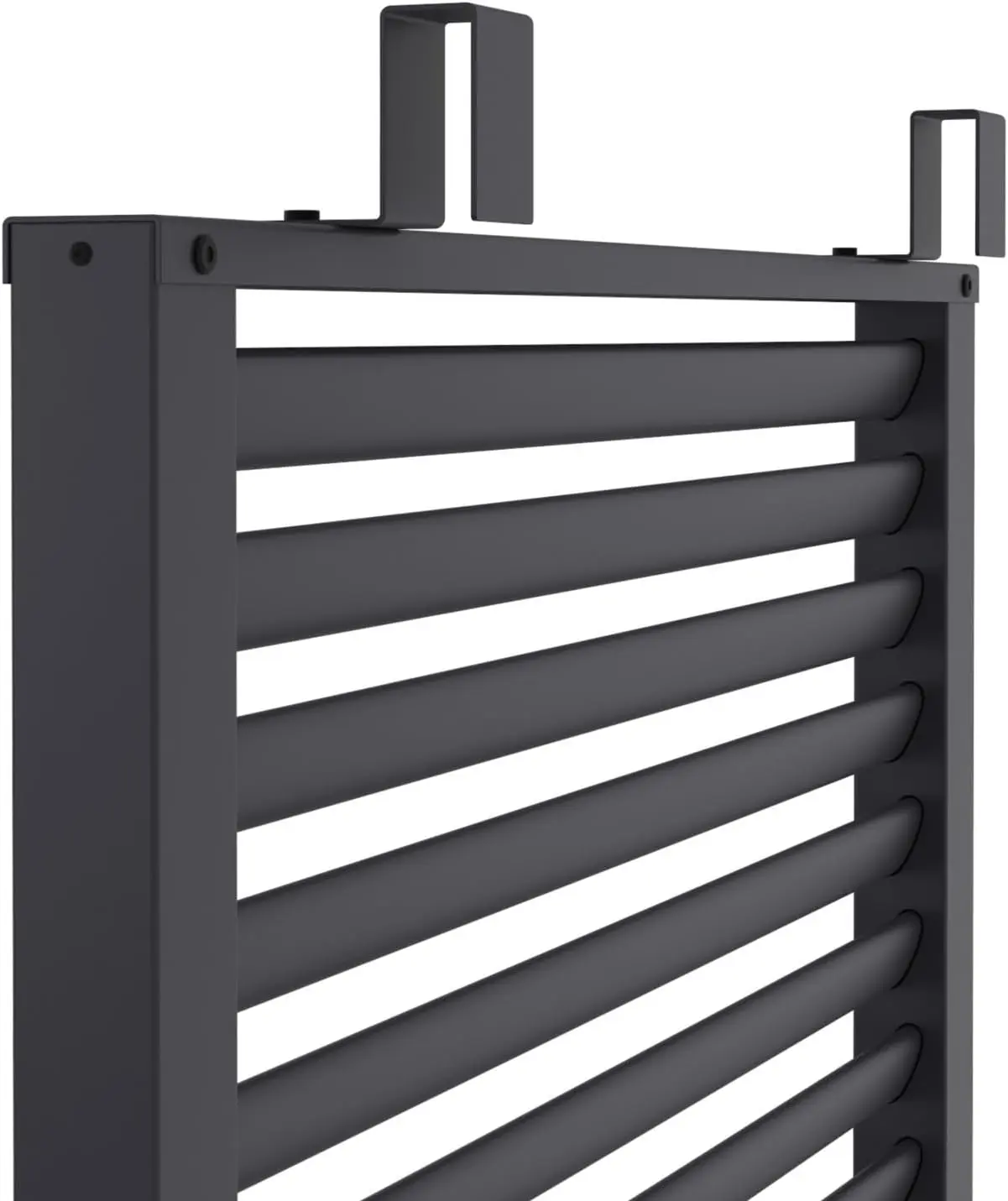 Pergola en acier gris 8 x 8 cm vue 8