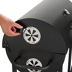 Barbecue à charbon 12 places en métal 70 x 35 cm vue 6