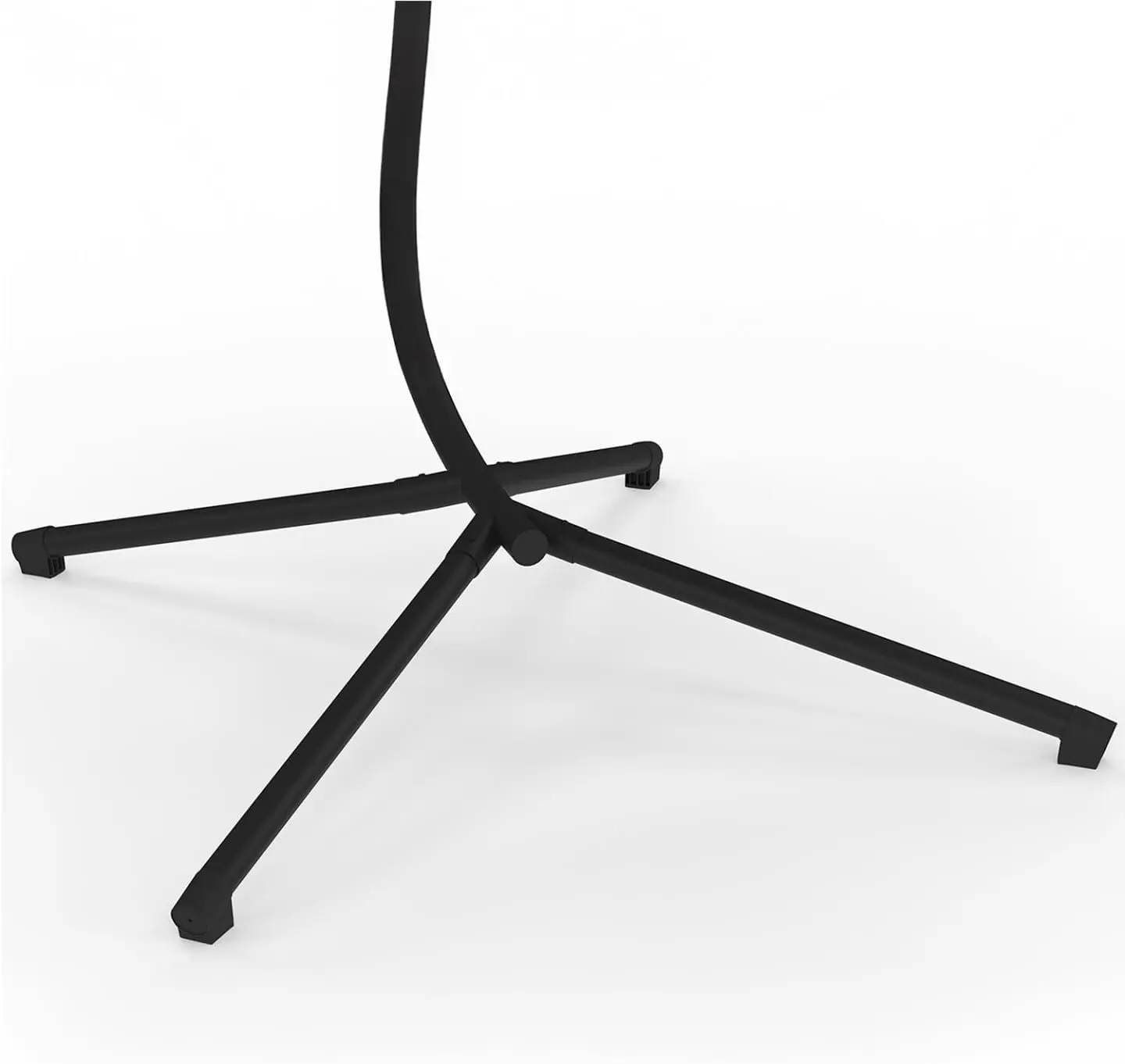 Fauteuils suspendus en acier noir vue 8