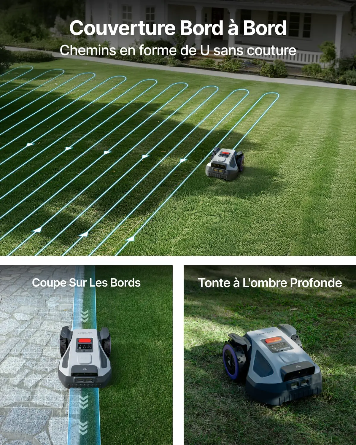 Robot tondeuse 1050 m² vue 7