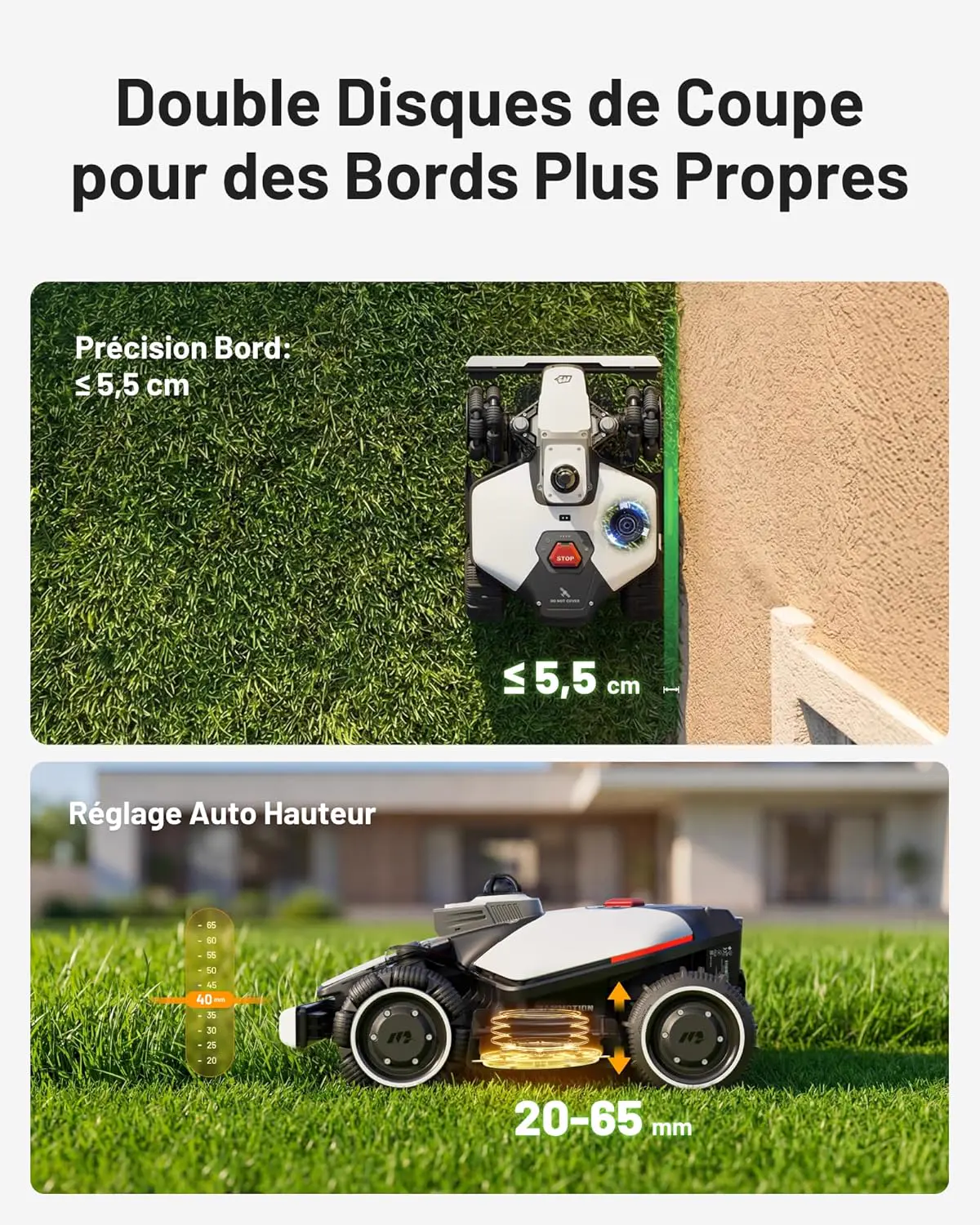 Robot tondeuse 1500 m² vue 5