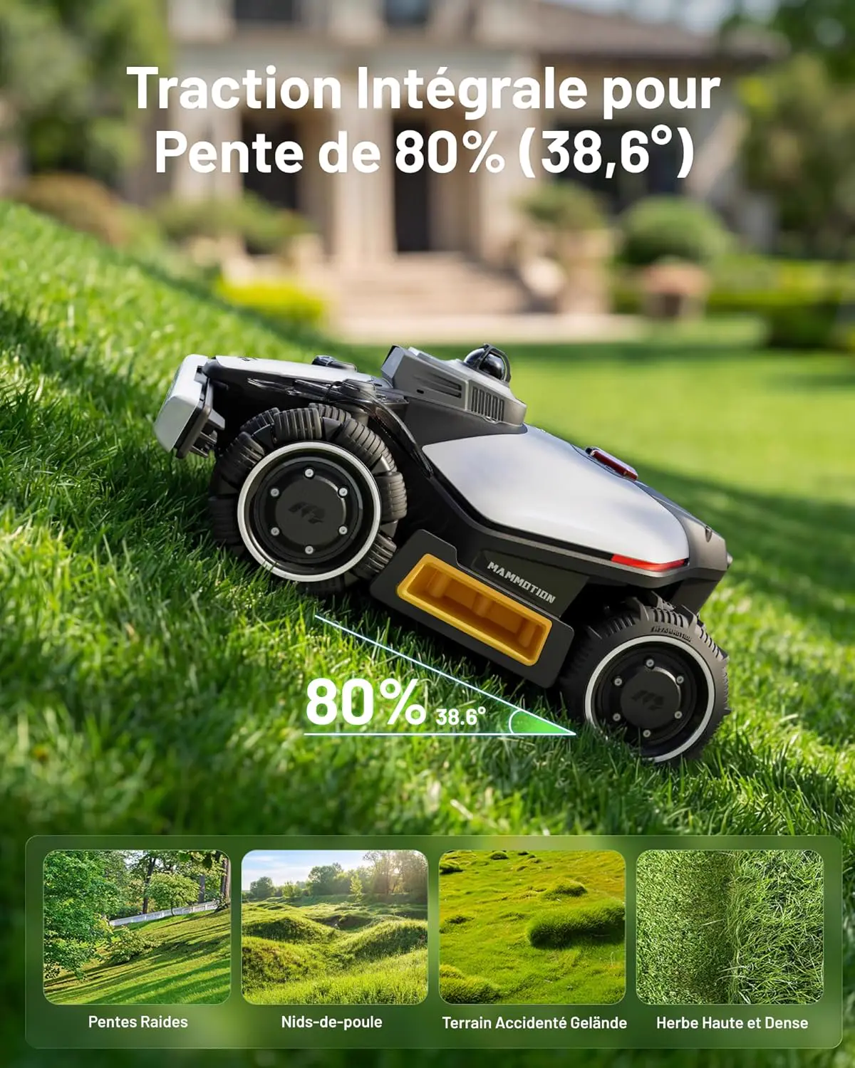 Robot tondeuse 1500 m² vue 6