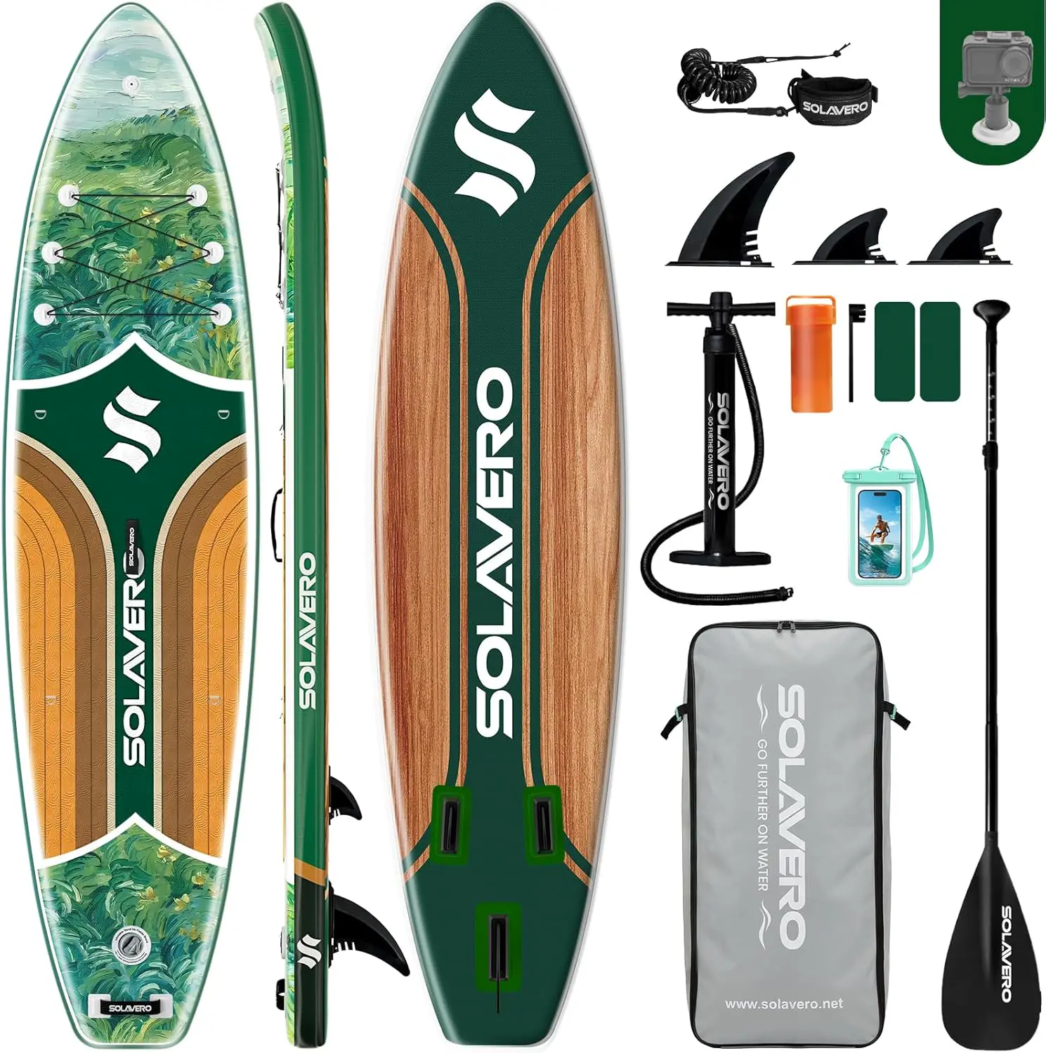 SOLAVERO Paddle Gonflable Adulte