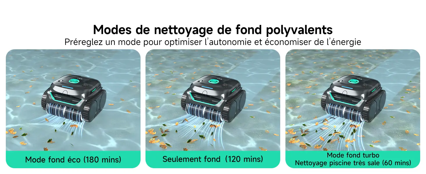 Robot piscine noir 150 m² — contenu détaillé 6