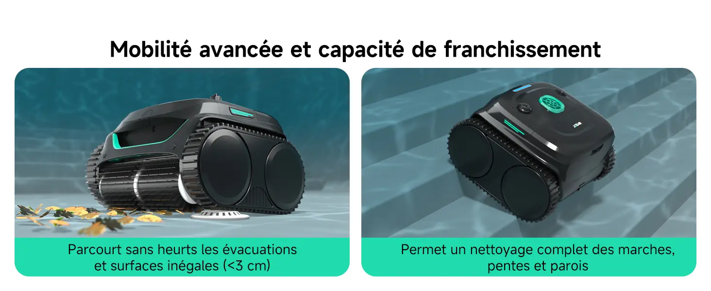 Robot piscine noir 150 m² — contenu détaillé 8