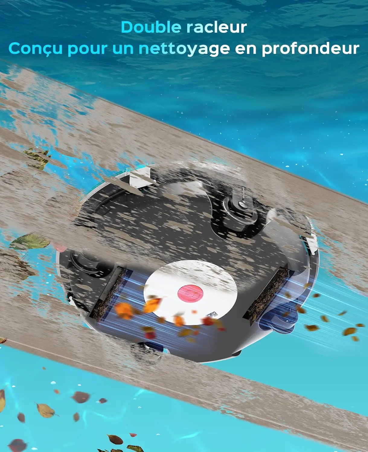 Robot piscine sable 19,5 x 37,5 cm vue 6