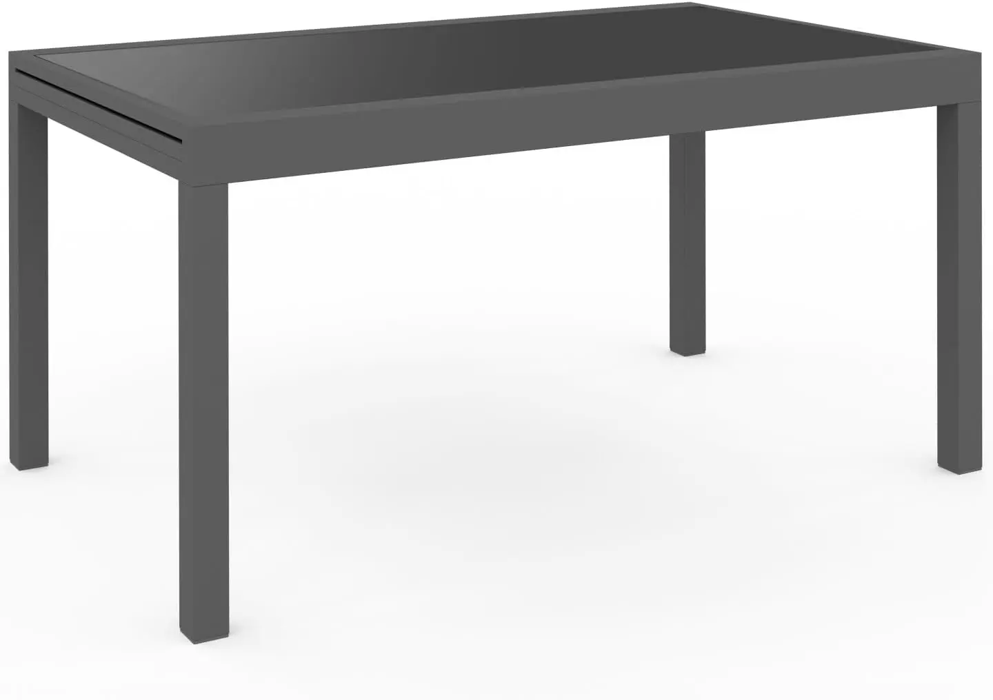 Table de jardin 12 places en aluminium gris 5 x 65 cm vue 6