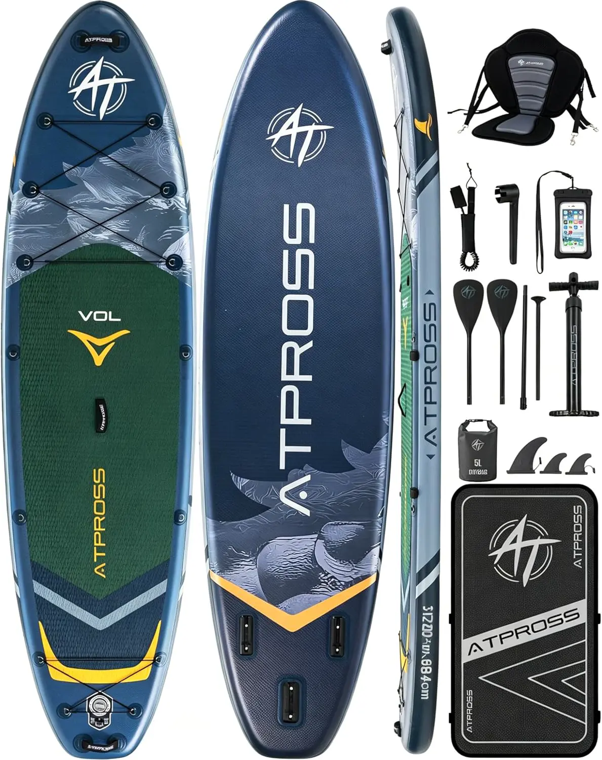 Paddle gonflable Stand Up Paddle Gonflable Adulte avec Siège K… vue 1