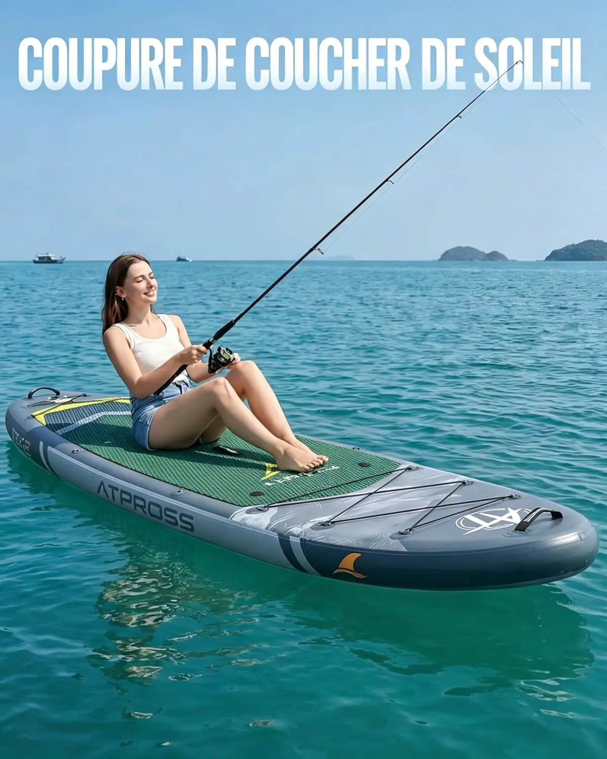 Paddle gonflable vert vue 7