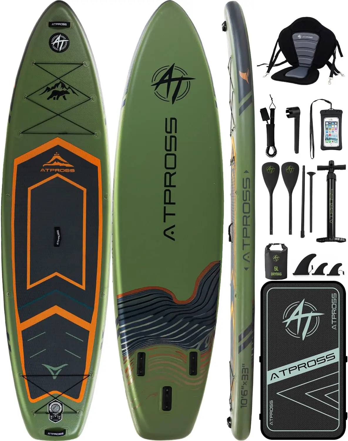 Stand Up Paddle Gonflable Adulte avec Siège Kayak & Accessoires