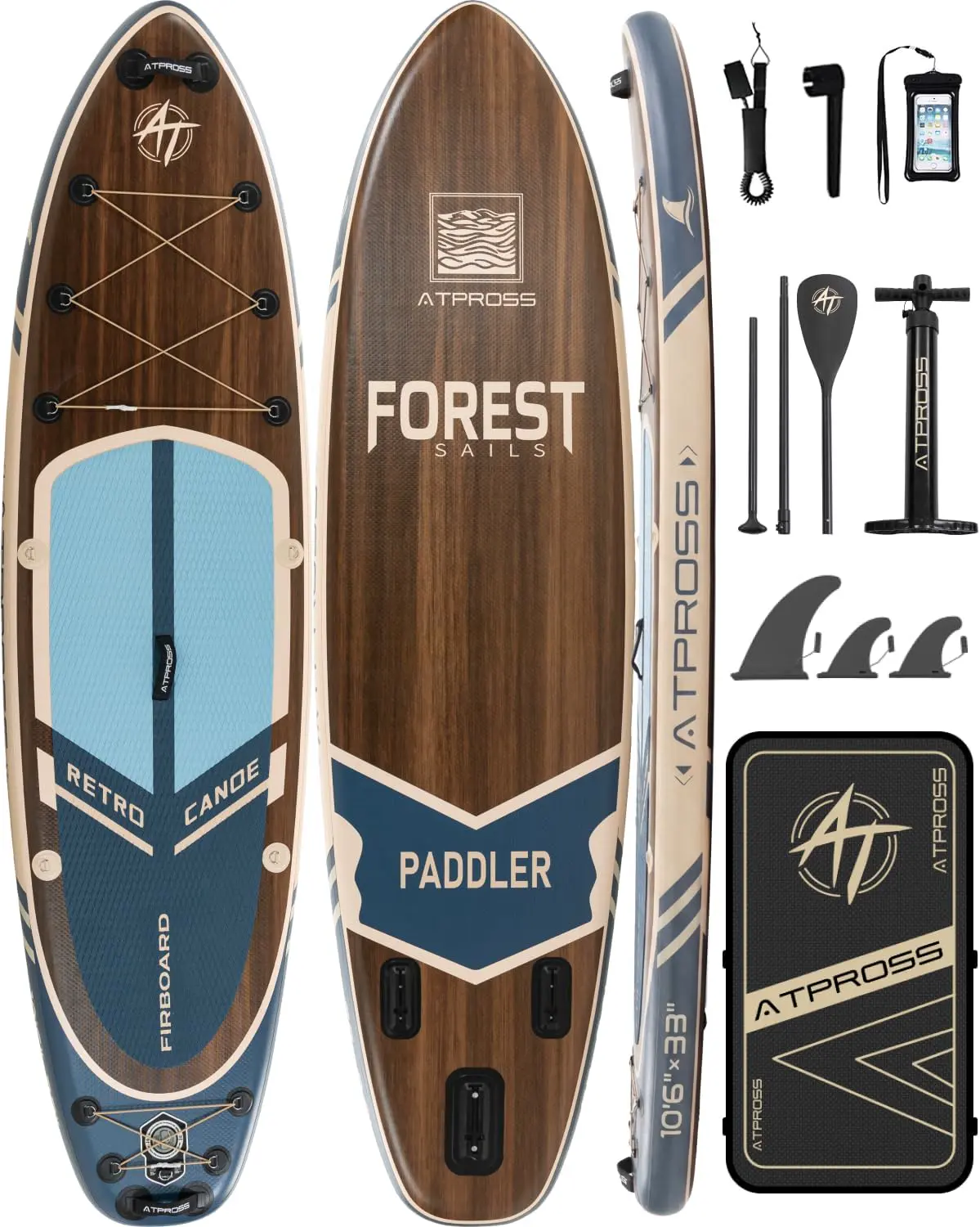 Stand Up Paddle Gonflable Adulte avec Siège Kayak & Accessoires