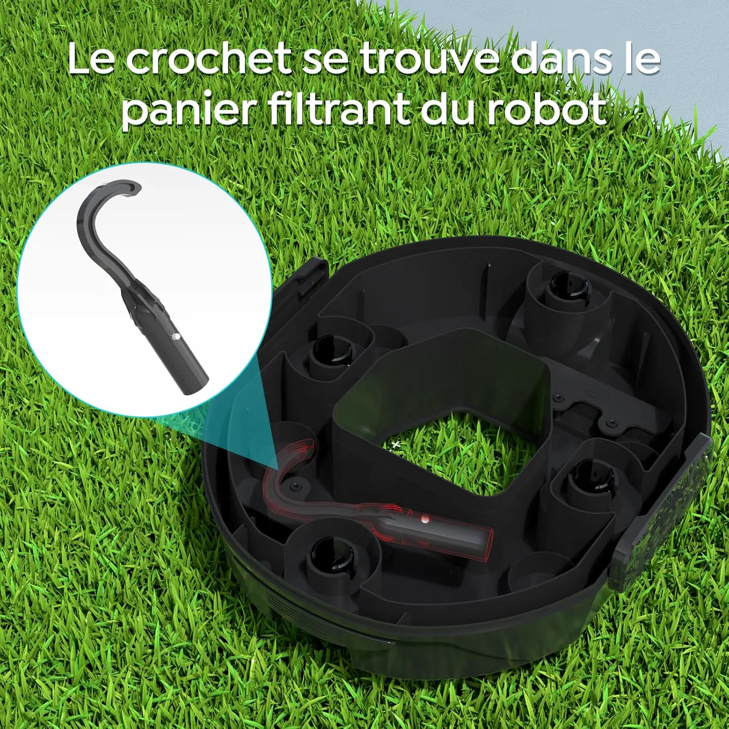 Robot piscine 30 x 18 cm vue 10
