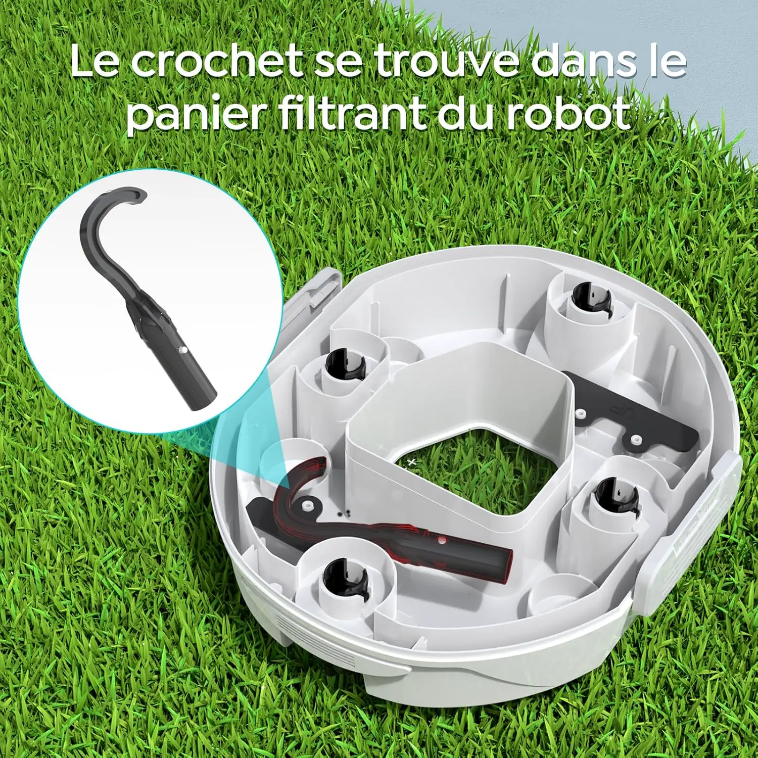 Robot piscine 30 x 18 cm vue 10