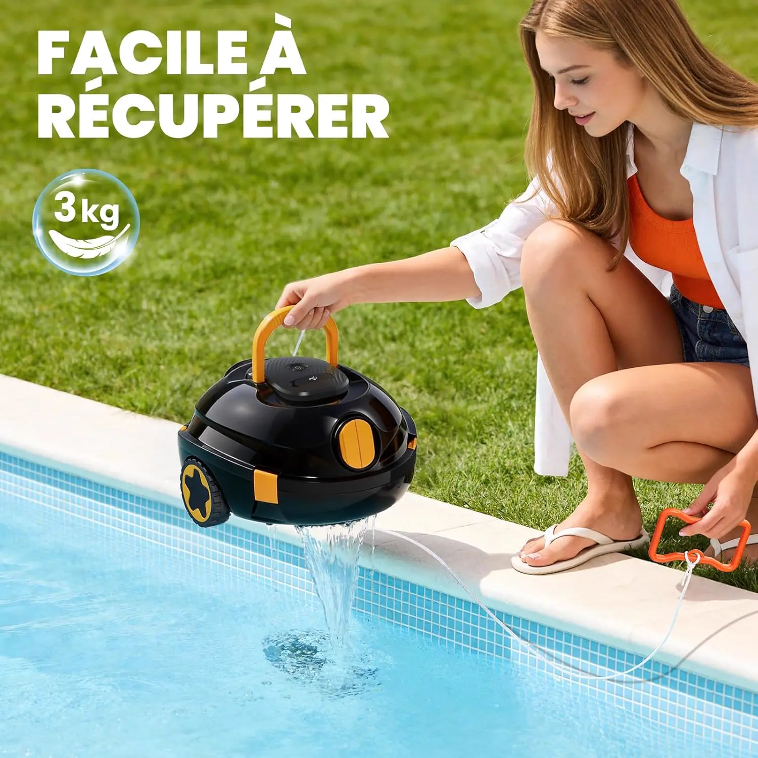 Robot piscine 110 m² vue 7