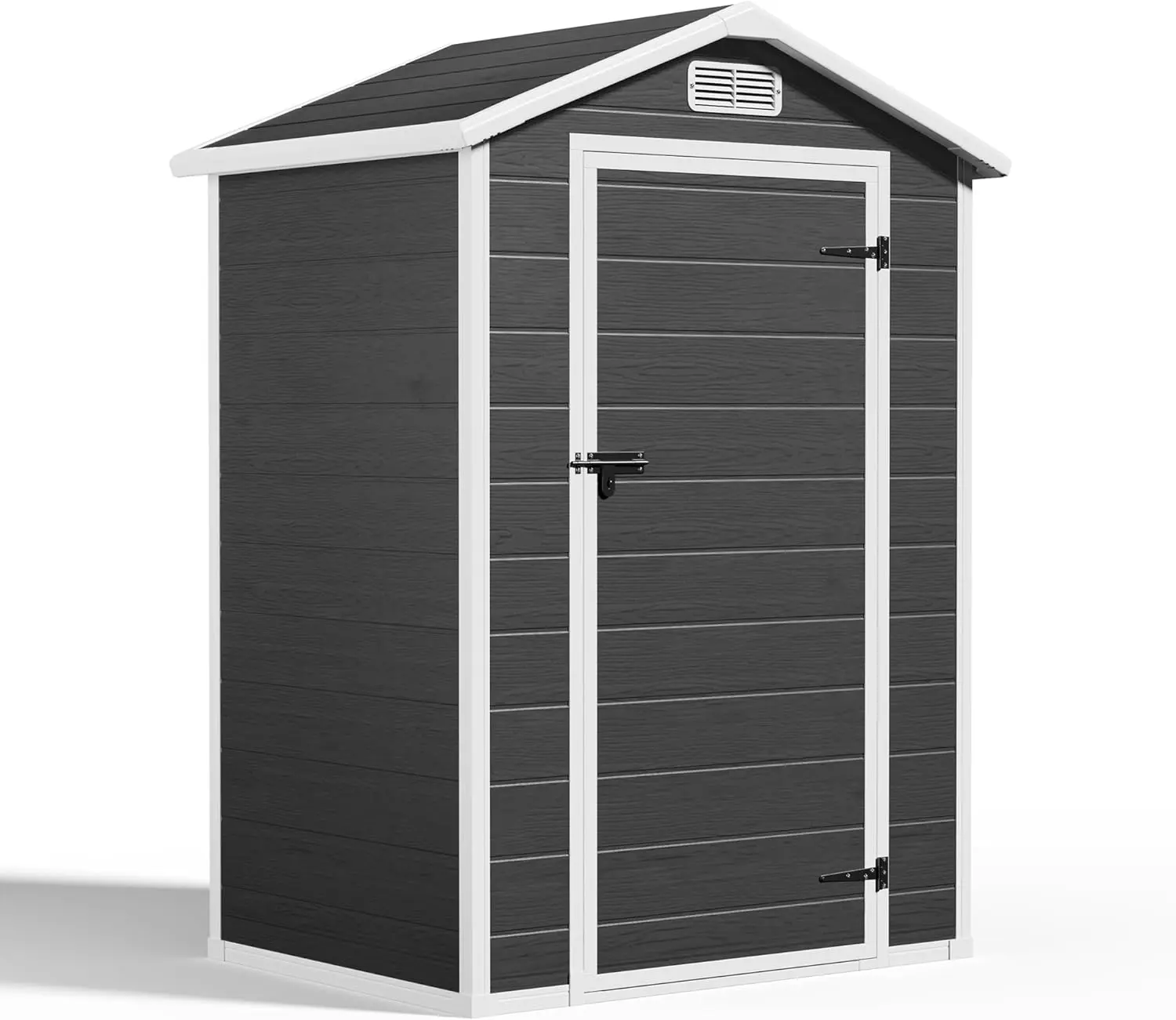 Abri de Jardin en Résine, Cabane à Outils Imperméable avec Fenêtre