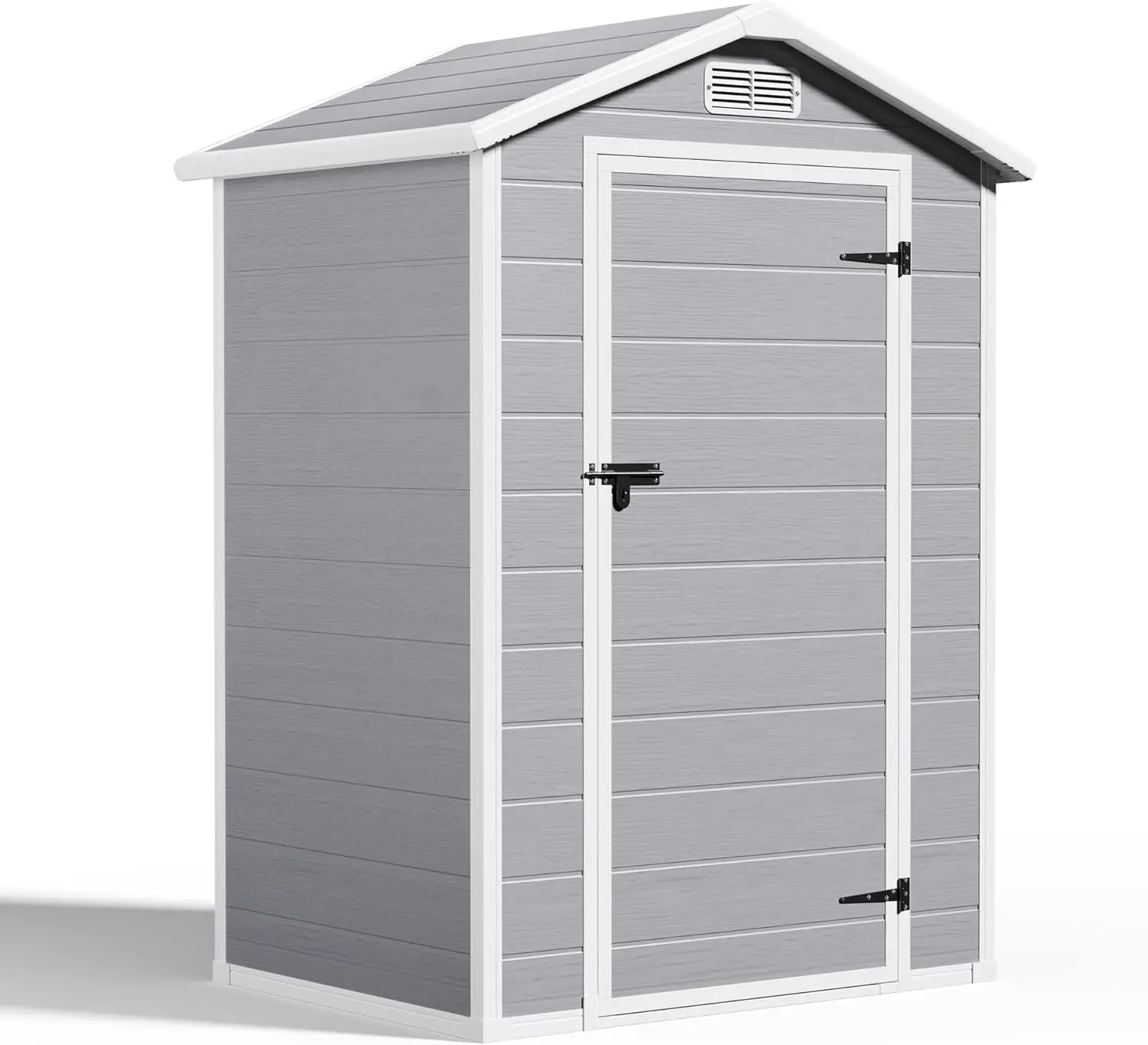 Abri de Jardin en Résine, Cabane à Outils Imperméable avec Fenêtre